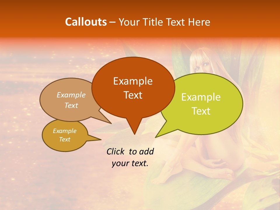 Beautiful Magical Fairy PowerPoint Template