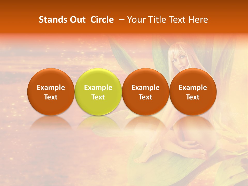 Beautiful Magical Fairy PowerPoint Template