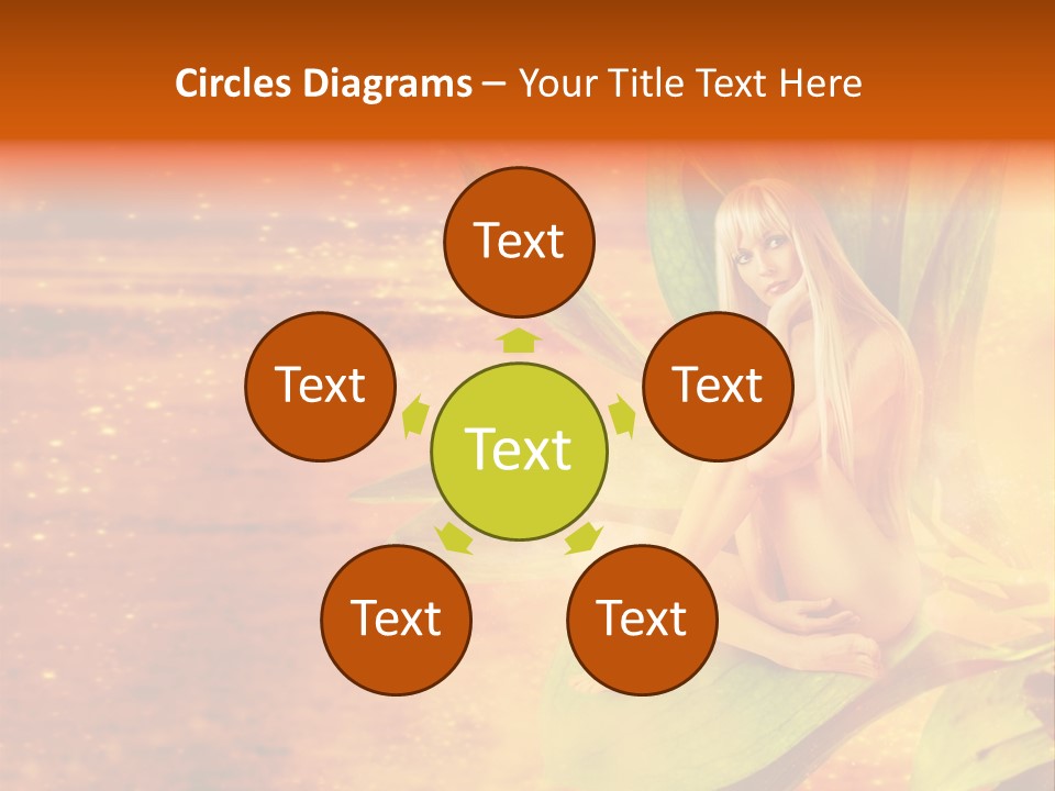 Beautiful Magical Fairy PowerPoint Template