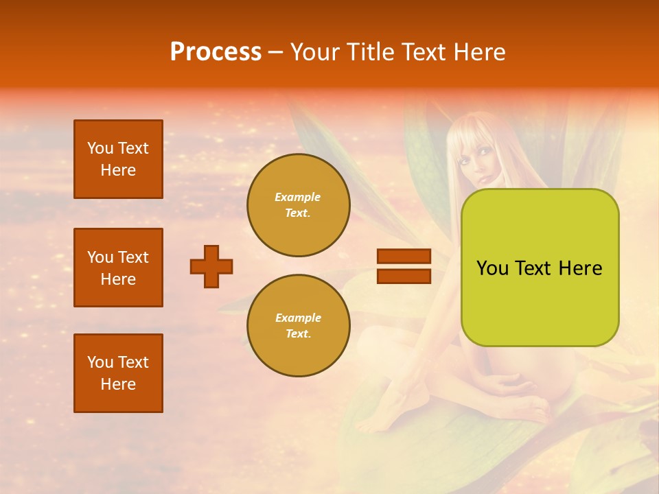 Beautiful Magical Fairy PowerPoint Template