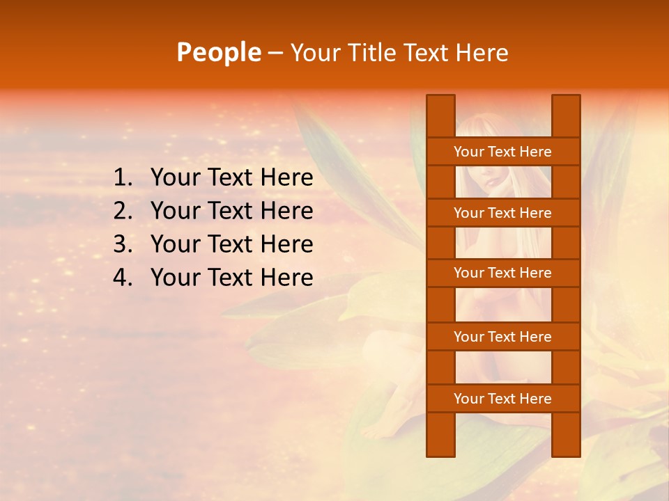Beautiful Magical Fairy PowerPoint Template