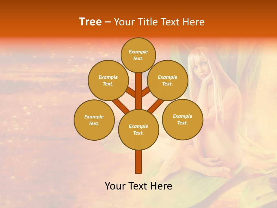 Beautiful Magical Fairy PowerPoint Template