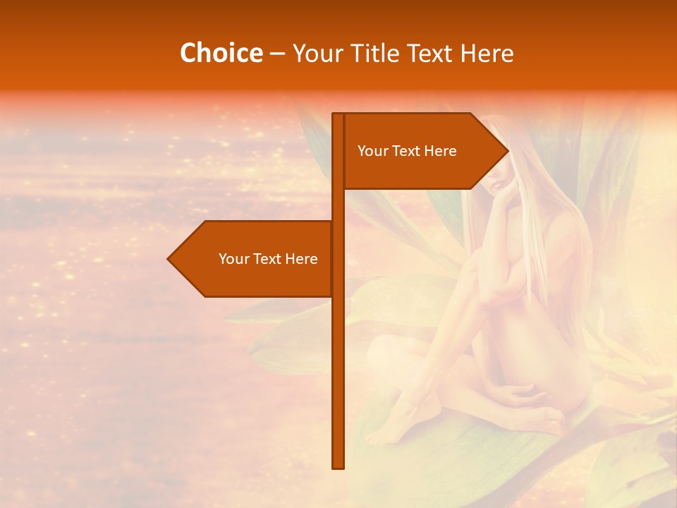 Beautiful Magical Fairy PowerPoint Template