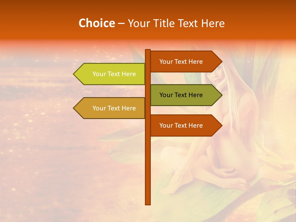 Beautiful Magical Fairy PowerPoint Template