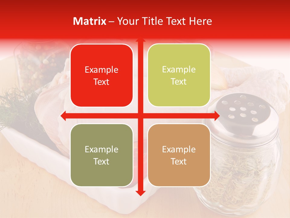 Calorie Gold Freshness PowerPoint Template
