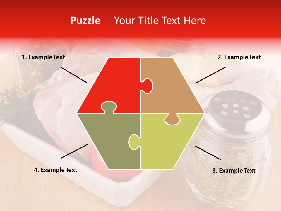 Calorie Gold Freshness PowerPoint Template