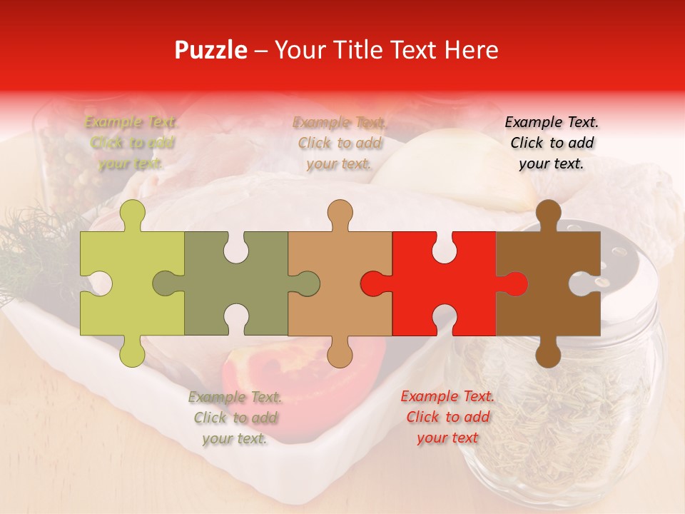 Calorie Gold Freshness PowerPoint Template