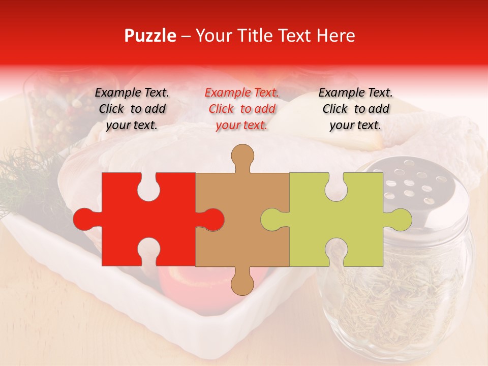 Calorie Gold Freshness PowerPoint Template