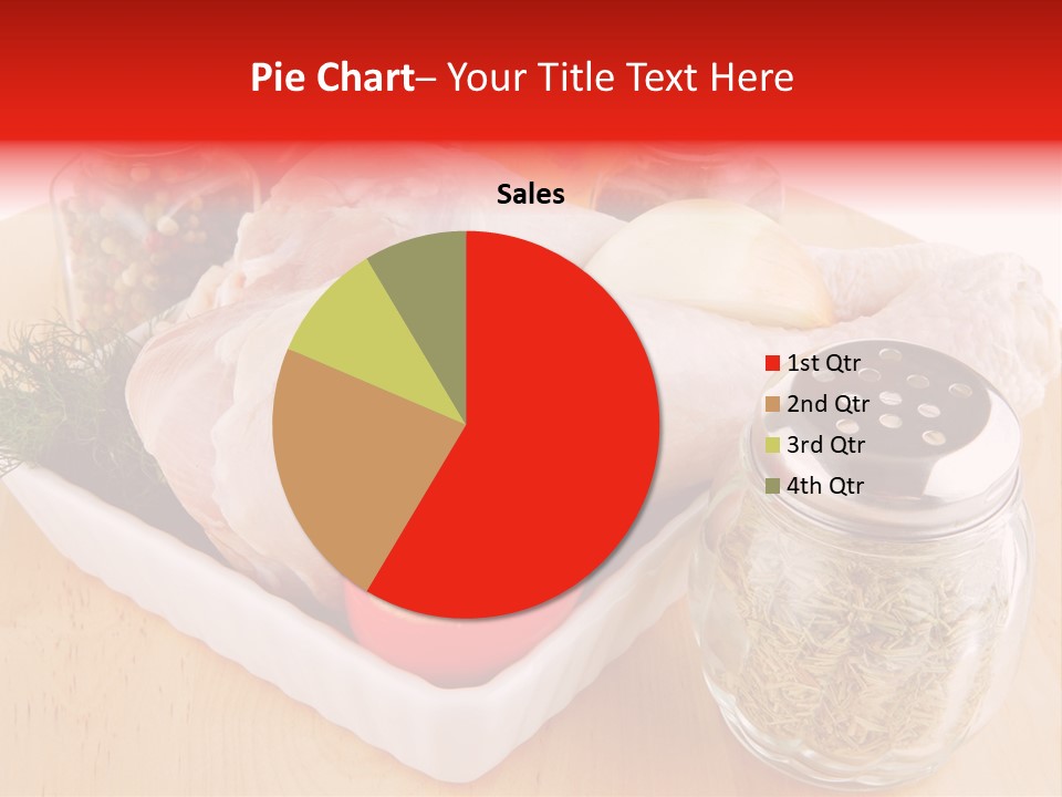 Calorie Gold Freshness PowerPoint Template