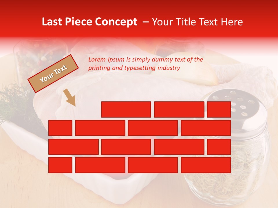 Calorie Gold Freshness PowerPoint Template