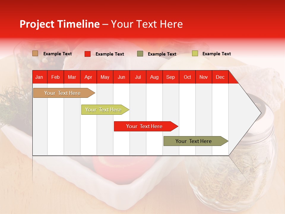 Calorie Gold Freshness PowerPoint Template