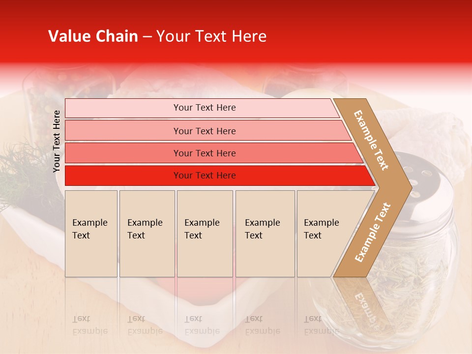 Calorie Gold Freshness PowerPoint Template
