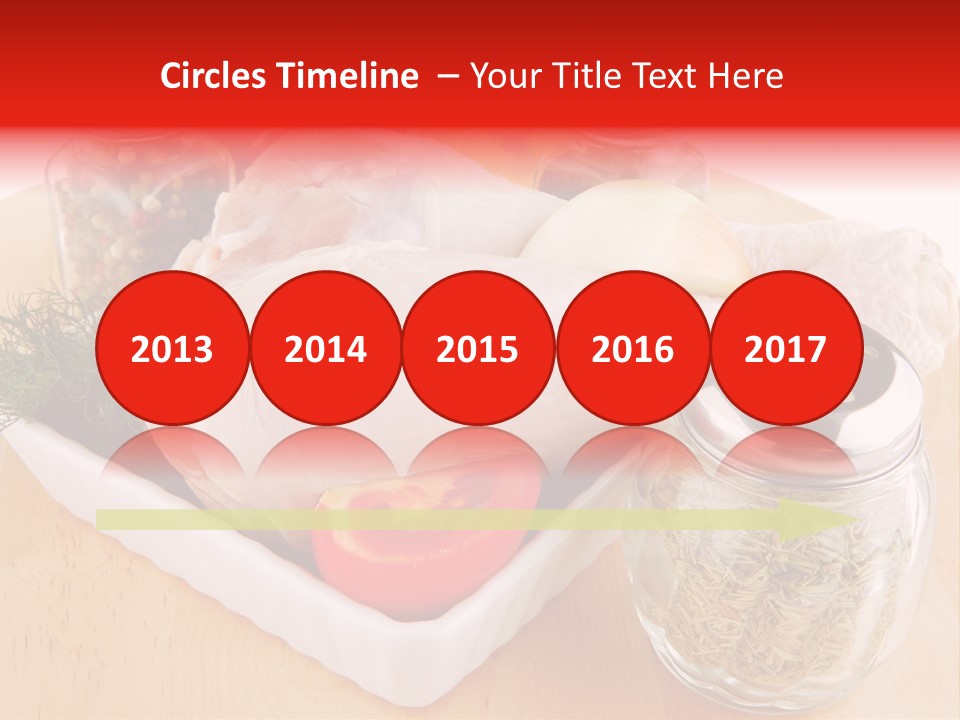 Calorie Gold Freshness PowerPoint Template