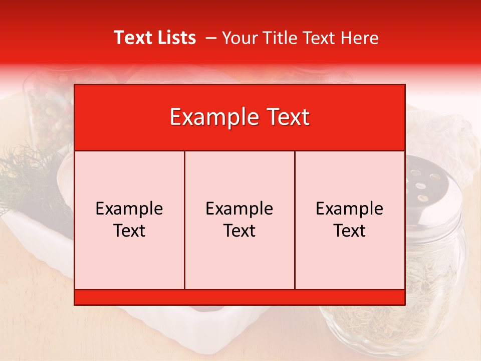 Calorie Gold Freshness PowerPoint Template