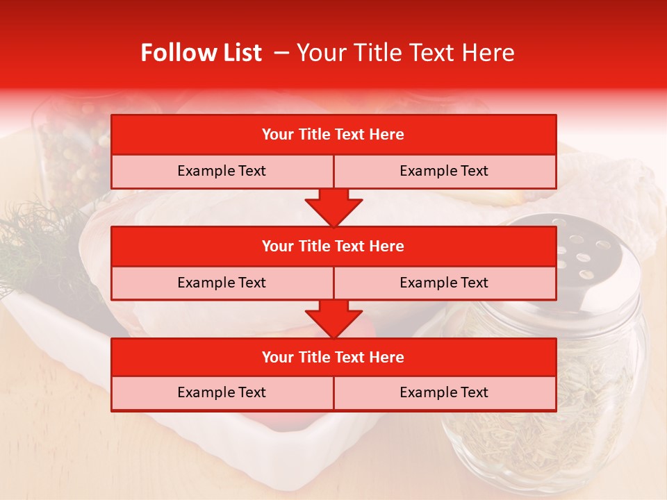 Calorie Gold Freshness PowerPoint Template