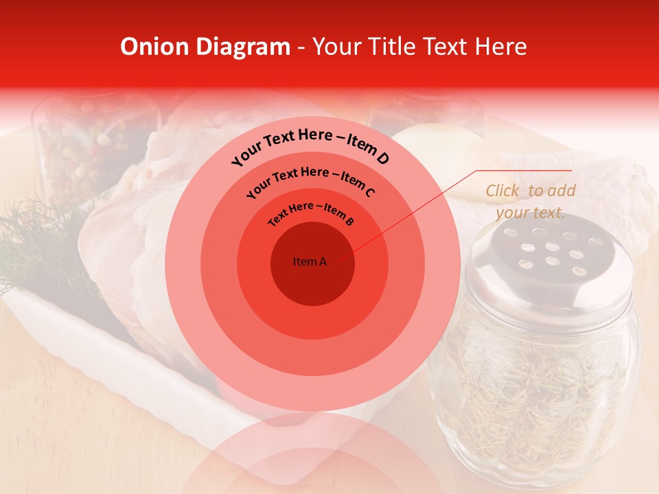 Calorie Gold Freshness PowerPoint Template