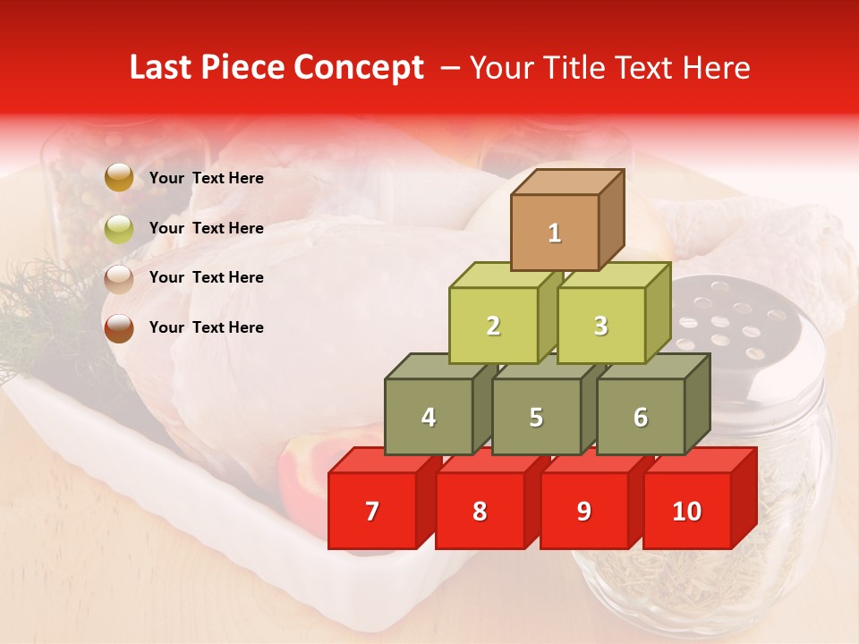 Calorie Gold Freshness PowerPoint Template