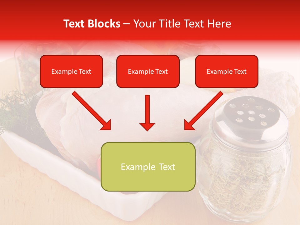 Calorie Gold Freshness PowerPoint Template