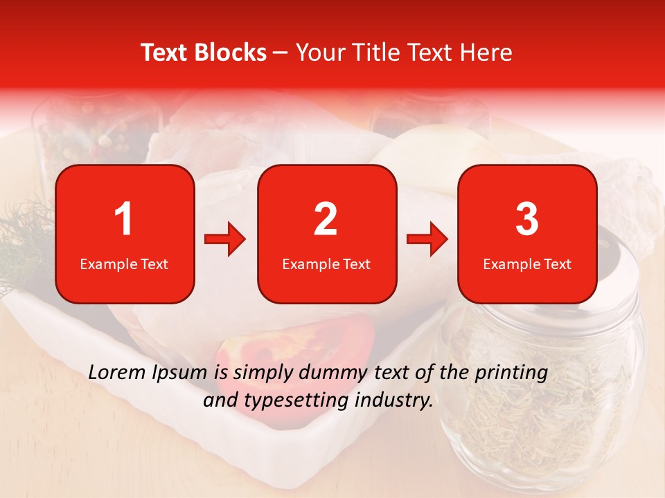 Calorie Gold Freshness PowerPoint Template