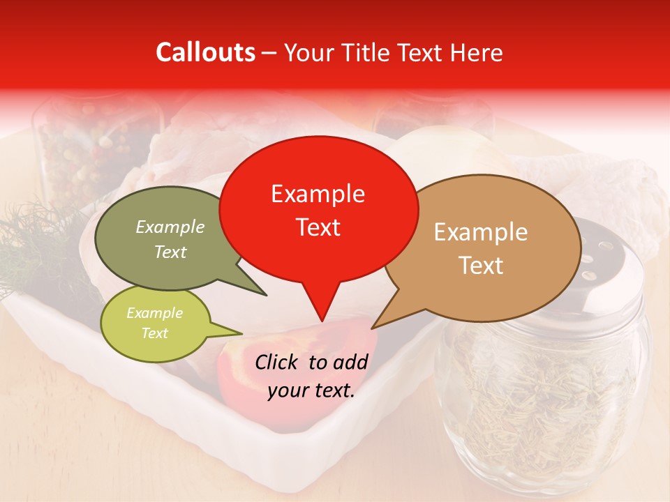 Calorie Gold Freshness PowerPoint Template