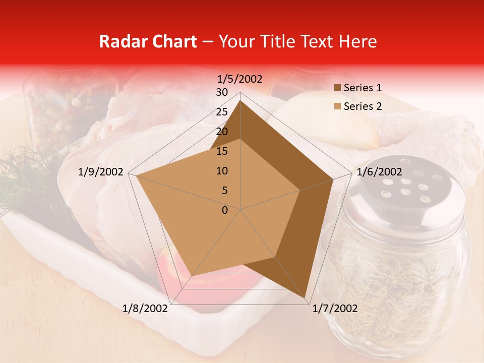 Calorie Gold Freshness PowerPoint Template