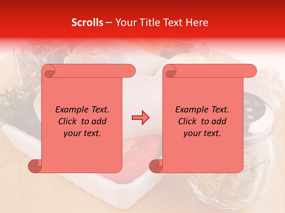 Calorie Gold Freshness PowerPoint Template