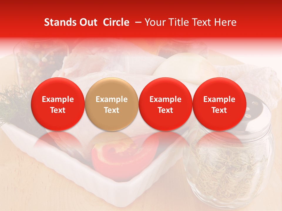 Calorie Gold Freshness PowerPoint Template