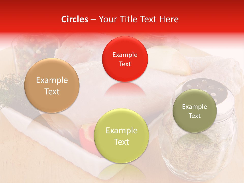 Calorie Gold Freshness PowerPoint Template