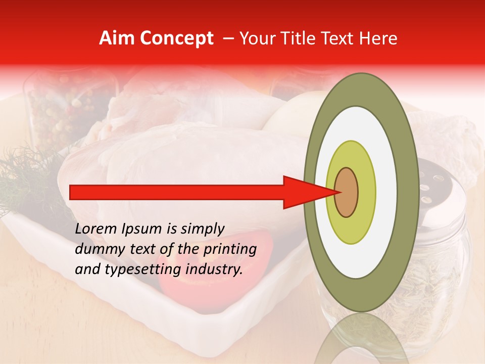 Calorie Gold Freshness PowerPoint Template