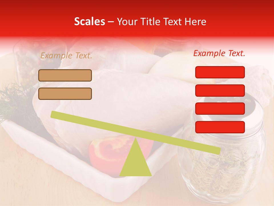 Calorie Gold Freshness PowerPoint Template