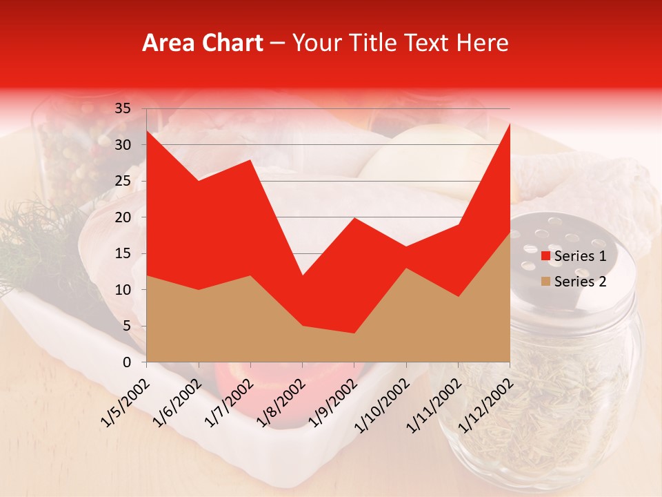 Calorie Gold Freshness PowerPoint Template