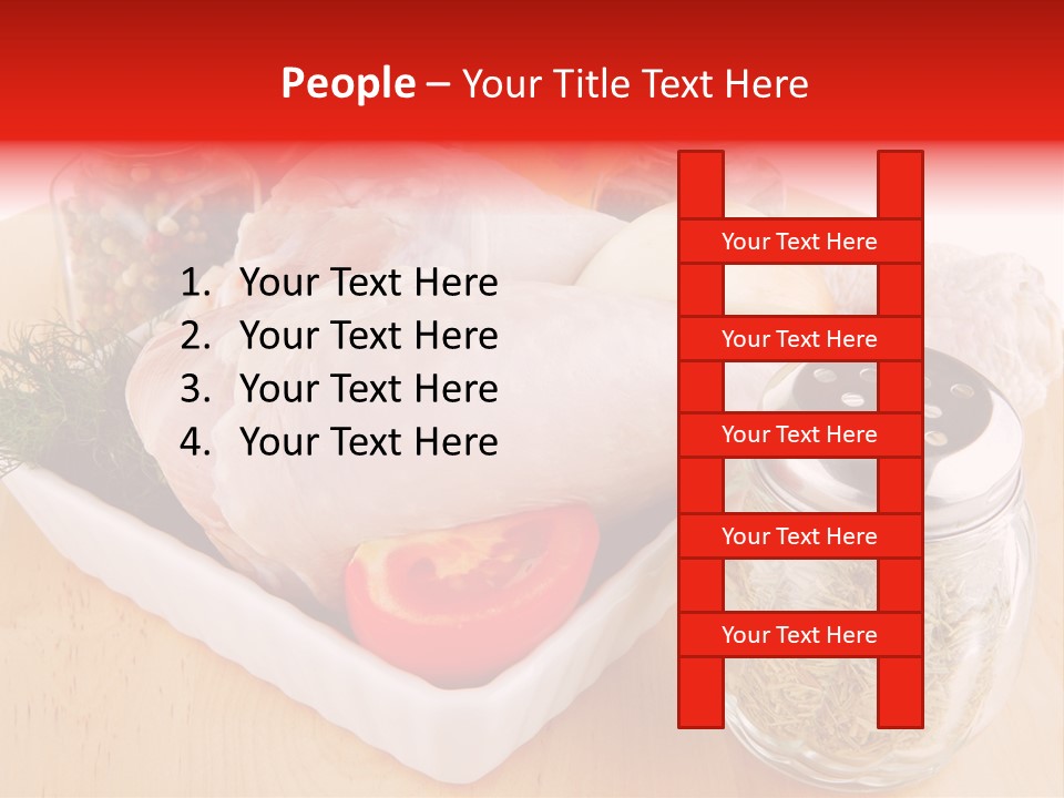 Calorie Gold Freshness PowerPoint Template