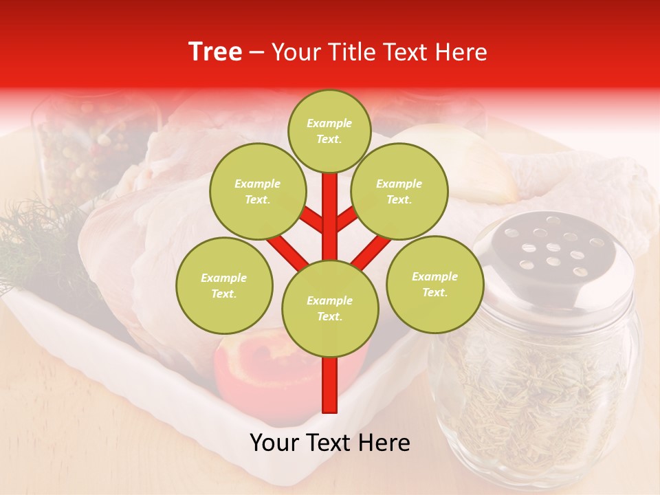 Calorie Gold Freshness PowerPoint Template