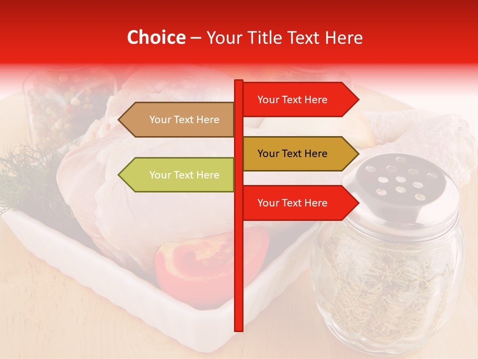 Calorie Gold Freshness PowerPoint Template