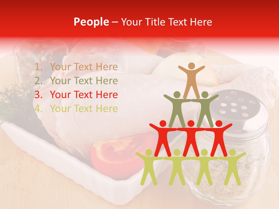 Calorie Gold Freshness PowerPoint Template