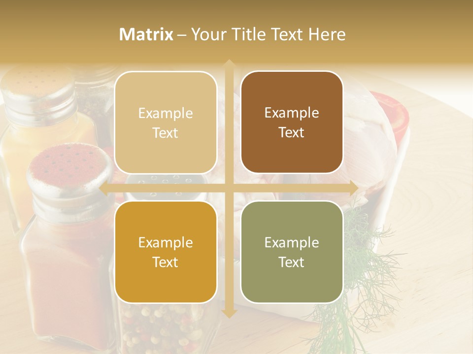 Bottle Meal Background PowerPoint Template