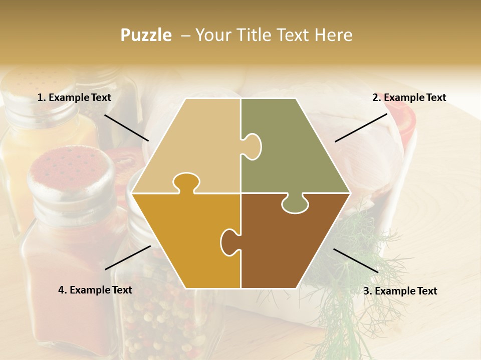 Bottle Meal Background PowerPoint Template