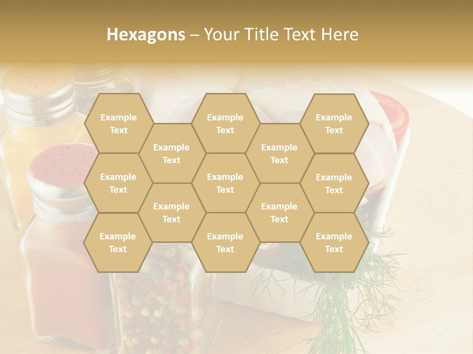 Bottle Meal Background PowerPoint Template