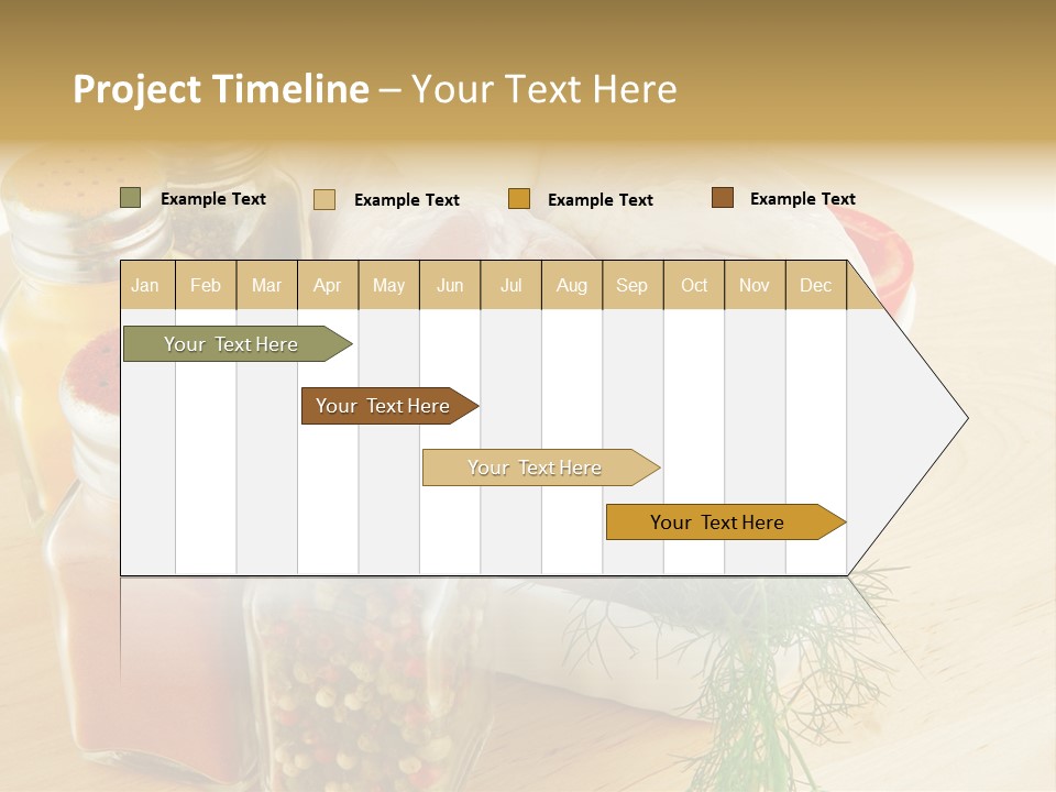 Bottle Meal Background PowerPoint Template