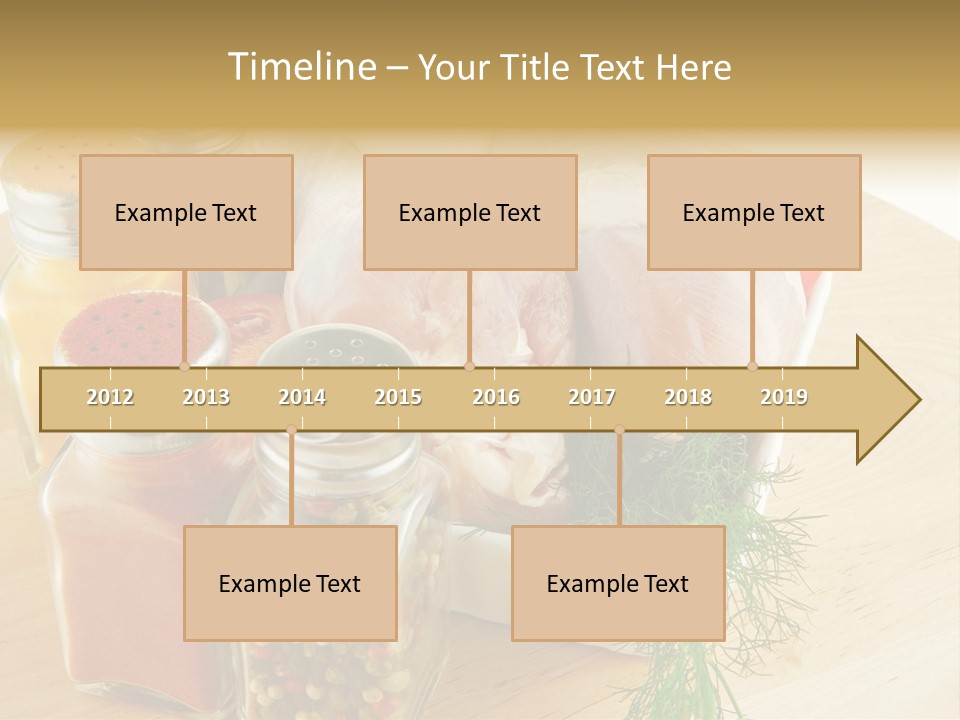 Bottle Meal Background PowerPoint Template