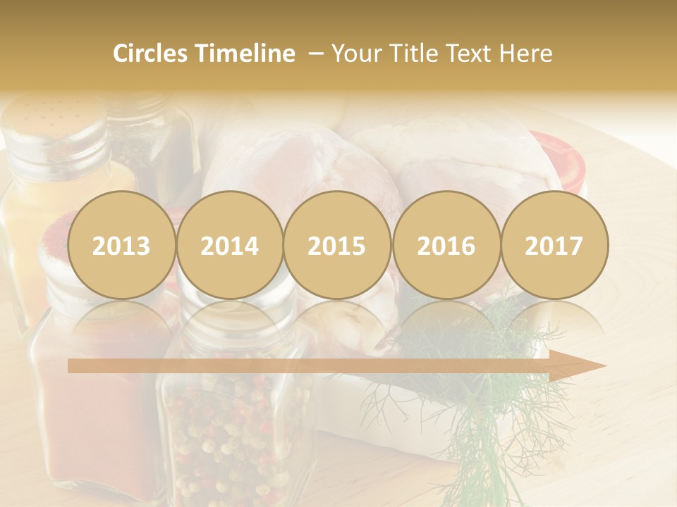 Bottle Meal Background PowerPoint Template