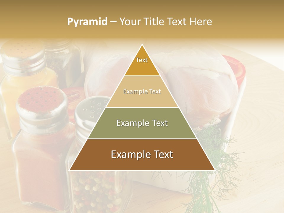 Bottle Meal Background PowerPoint Template