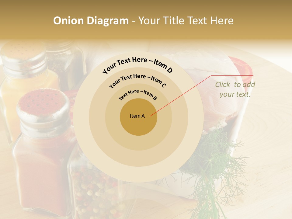 Bottle Meal Background PowerPoint Template