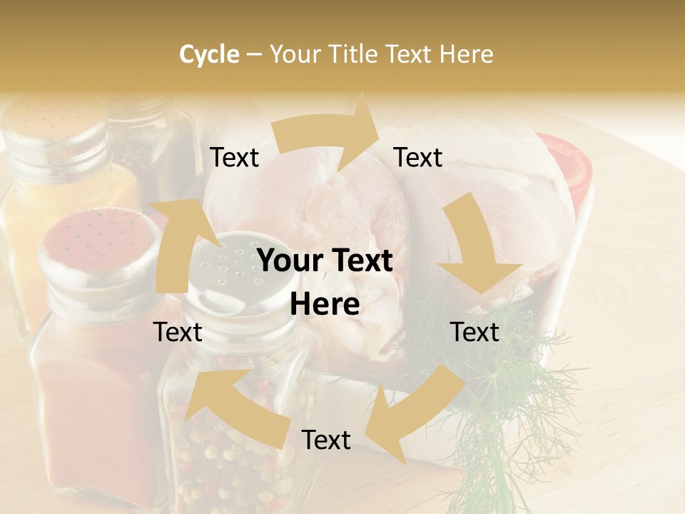 Bottle Meal Background PowerPoint Template