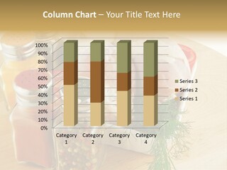 Bottle Meal Background PowerPoint Template