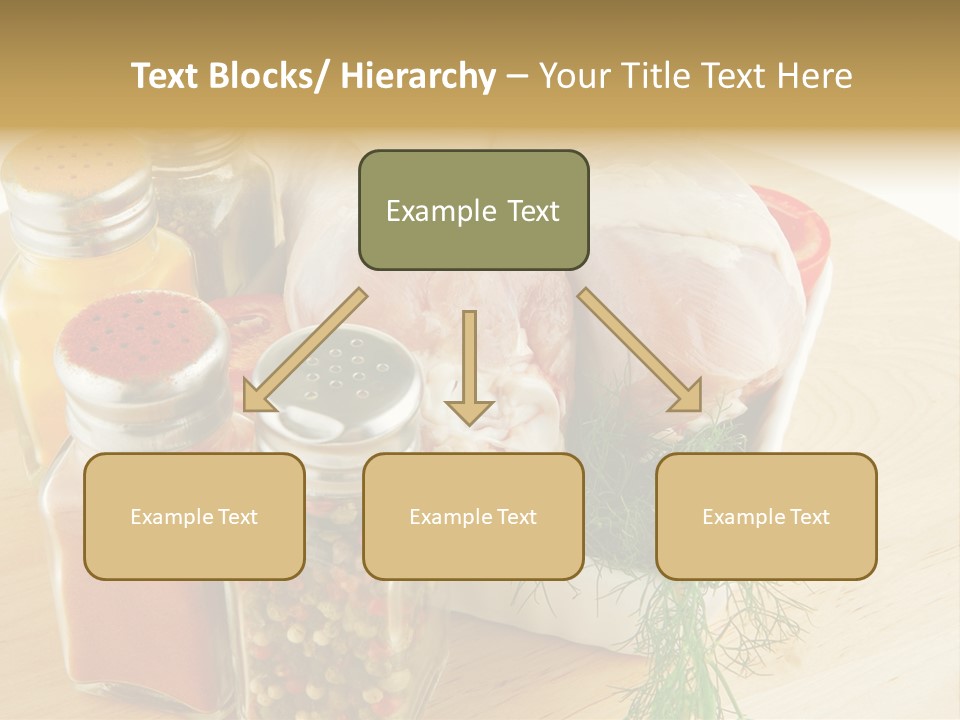 Bottle Meal Background PowerPoint Template