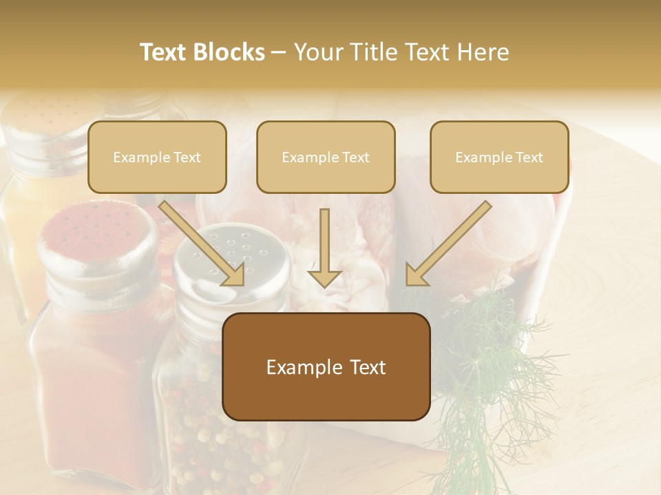 Bottle Meal Background PowerPoint Template
