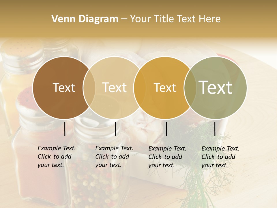 Bottle Meal Background PowerPoint Template
