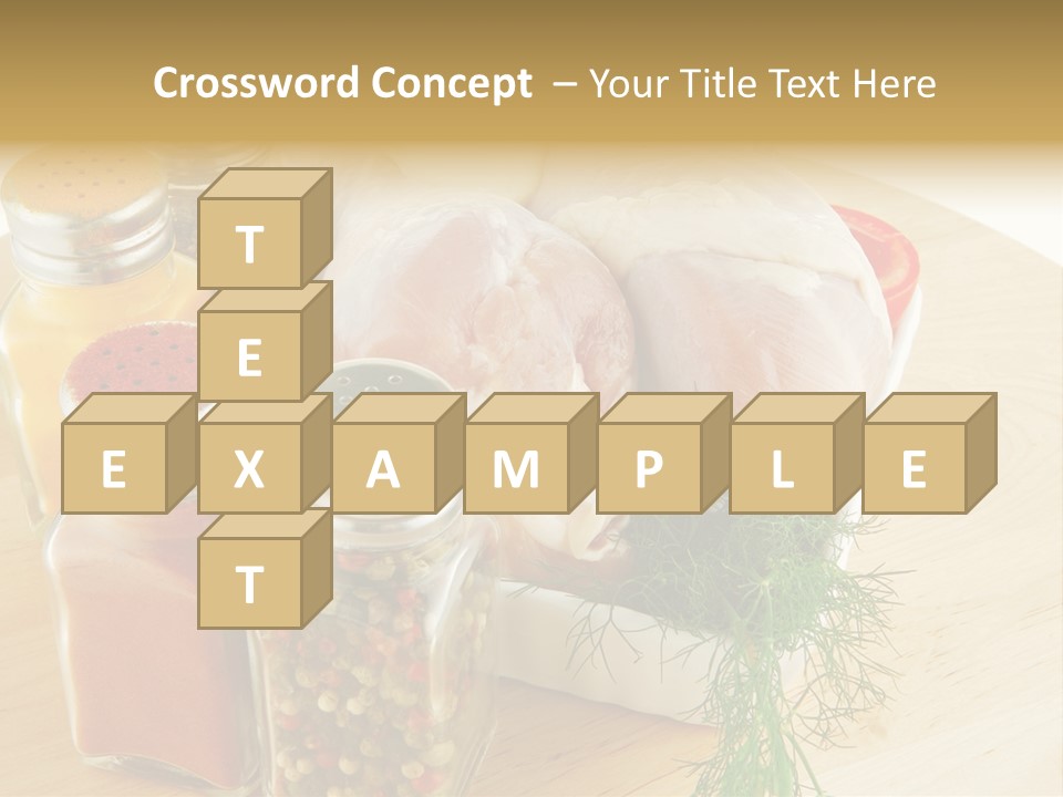 Bottle Meal Background PowerPoint Template