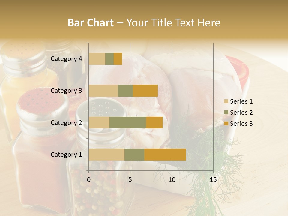 Bottle Meal Background PowerPoint Template